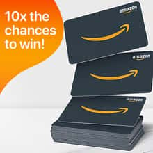 WIN: 10x £10 Amazon Gift Card - 10 Different Winners