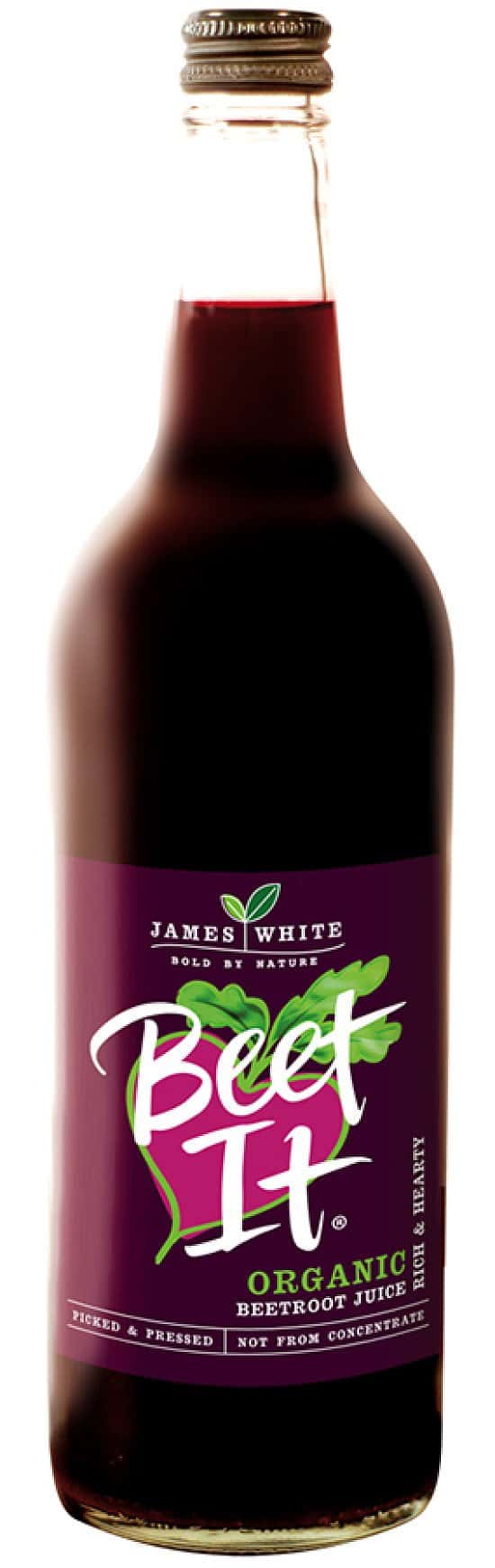 James White Beet It Organic Beetroot Juice - 750ml: £3.09!