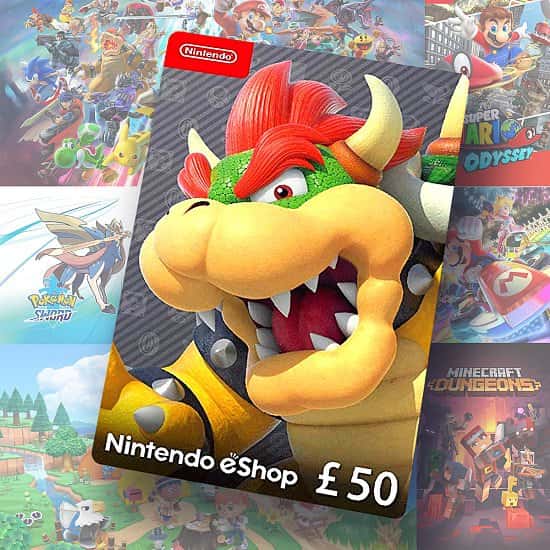 WIN - £50 Nintendo Switch Gift Card