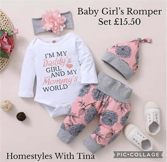 Baby Girl’s Romper Set  💕£15.50