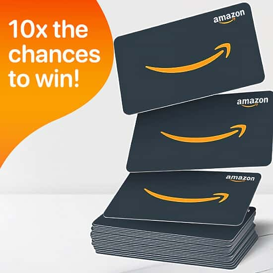 WIN: 10x £10 Amazon Gift Card - 10 Different Winners