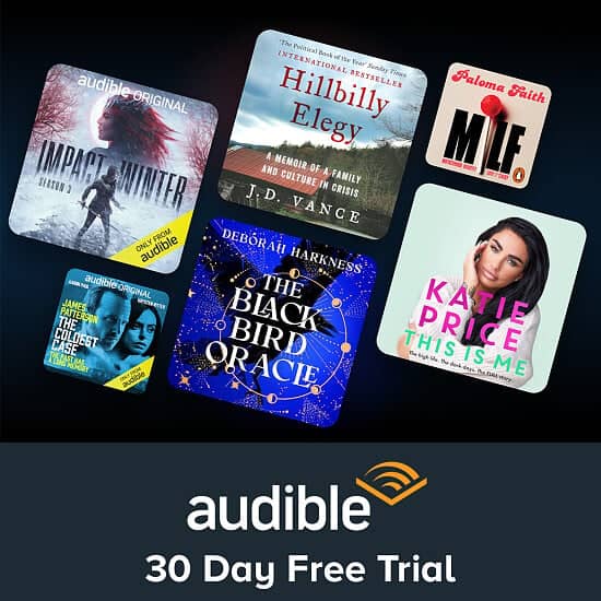 Try Audible Free for 30 Days – Discover Your Next Favourite Listen!