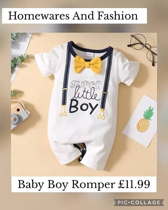 Baby Boy Romper £11.99